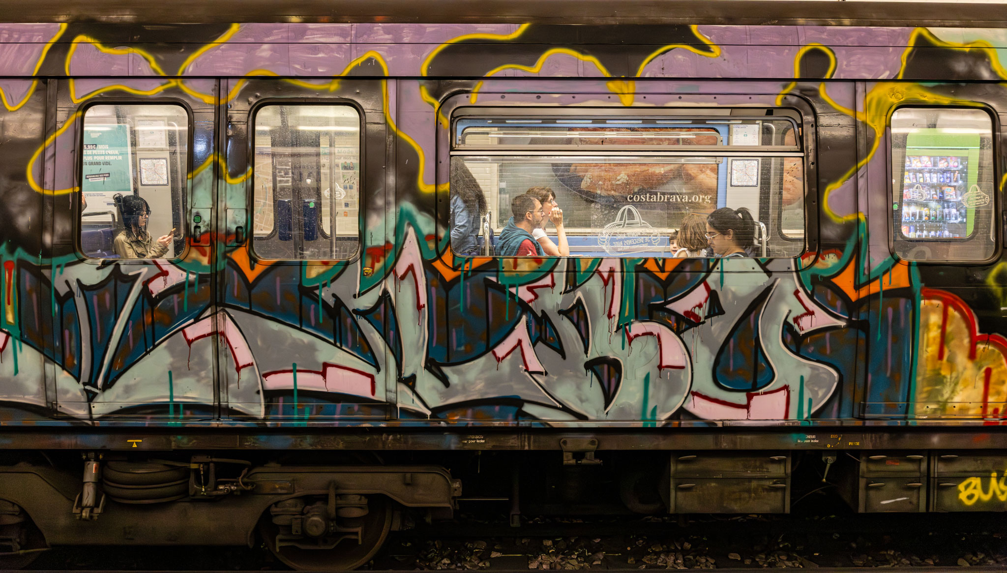 Dans le métro